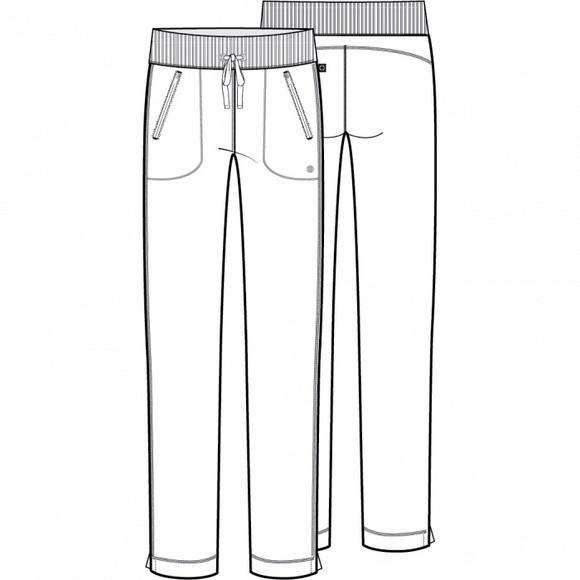 Cherokee Scrub Pants Petite Length Size Small - Picture 4 of 4